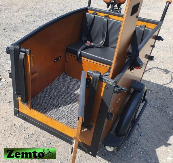 Extrem kräftiges Elektro-Transportfahrrad F1 Enviolo mit 120 NM & Türchen
